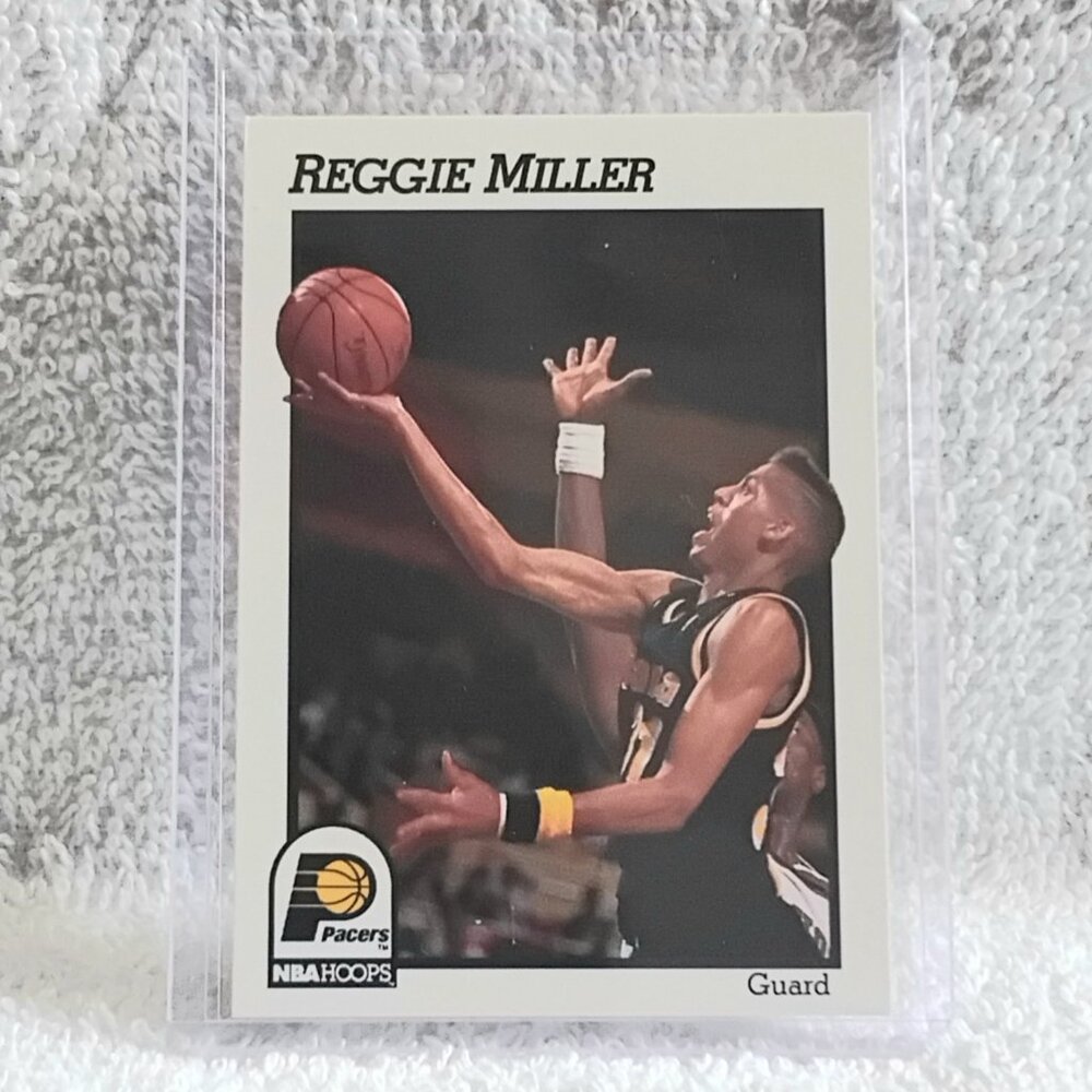 5/$20 Mint 1991 NBA Hoops Reggie Miller NBA Player Card 84!!
